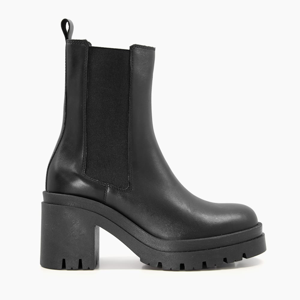 Platform leather chelsea boots outlet