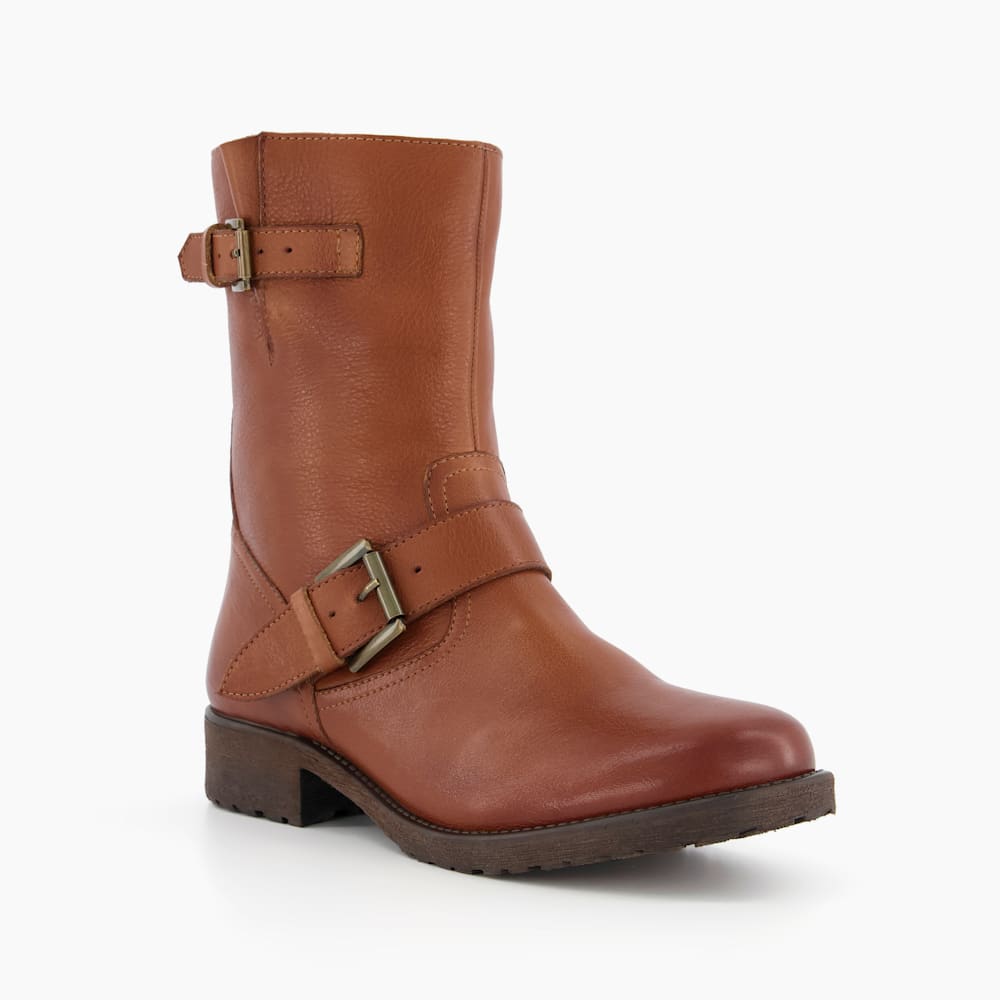 Roca strap & buckle ankle bootie deals