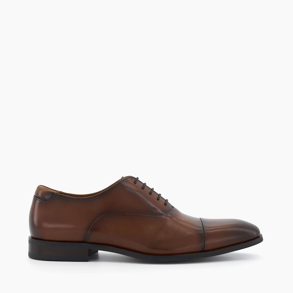 Secrecy Dark Tan Lace Up Oxford Shoes Dune London