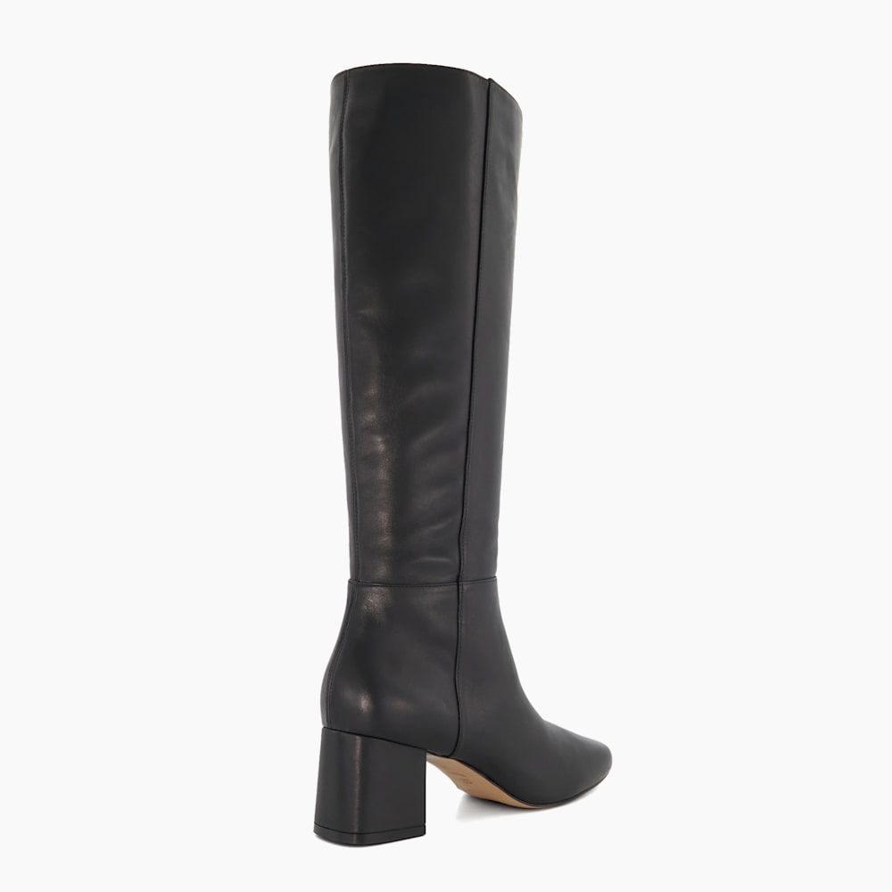 Knee high block heel boots 2025