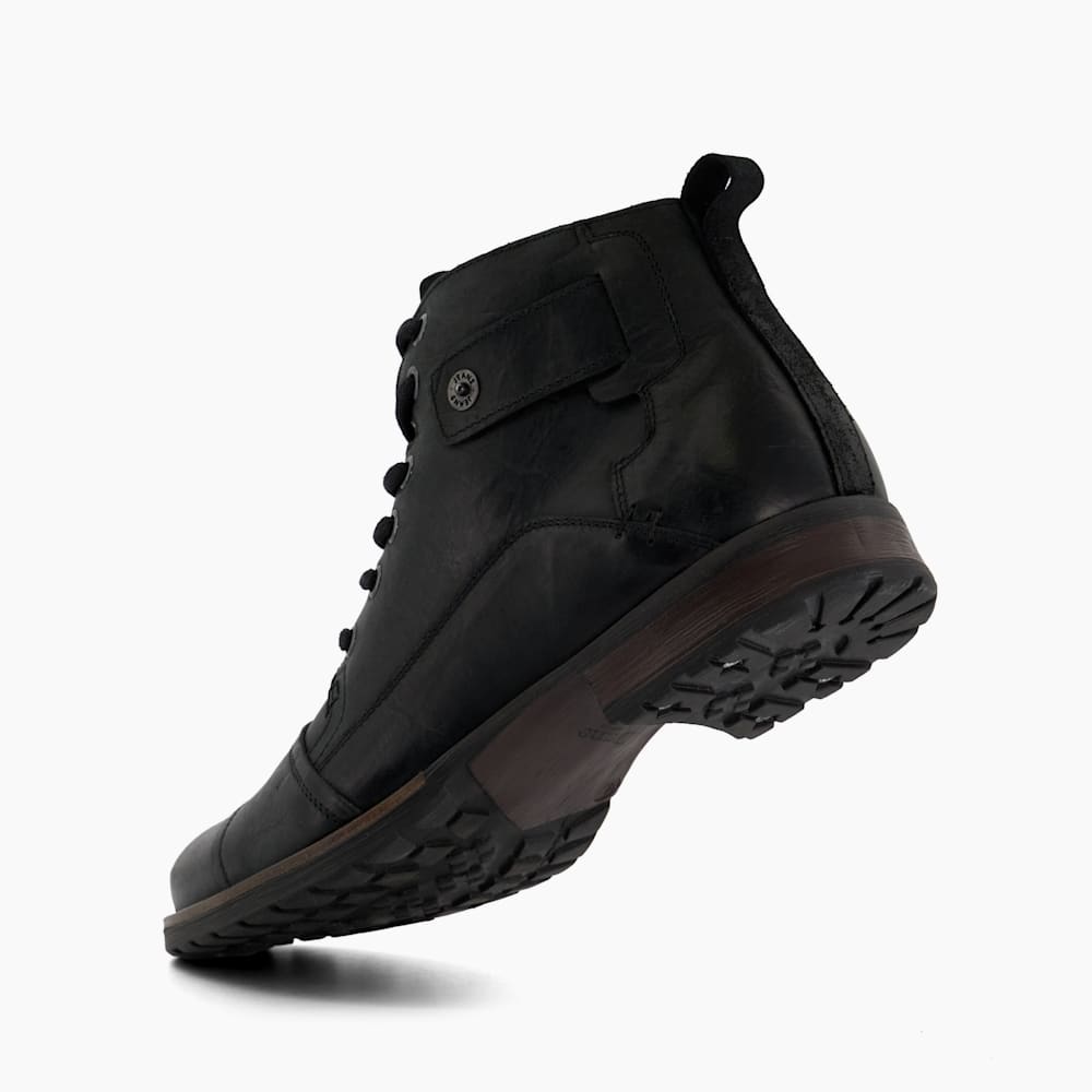 Simon Black, Leather Seam Detail Boots | Dune London
