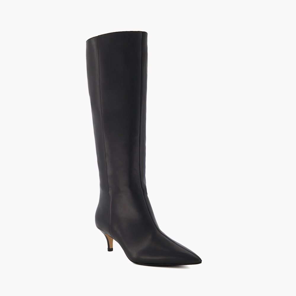 Kitten heel knee high boots uk sales