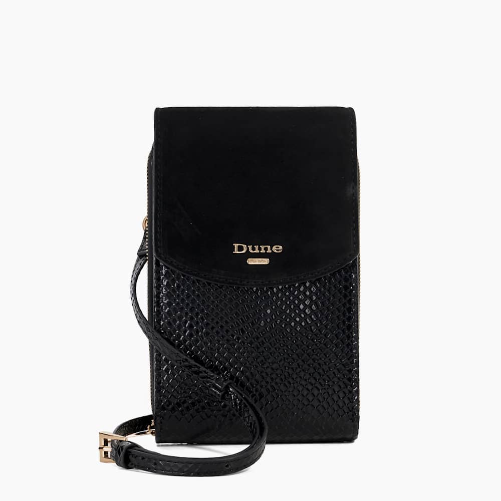 Sunrise Black, Cross Body Micro Bag Dune London