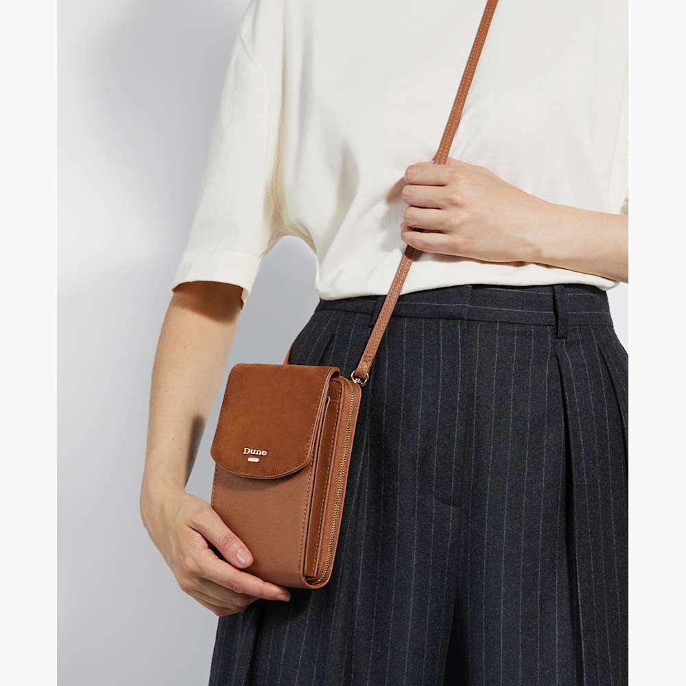 Sunrise Tan, Cross Body Micro Bag Dune London