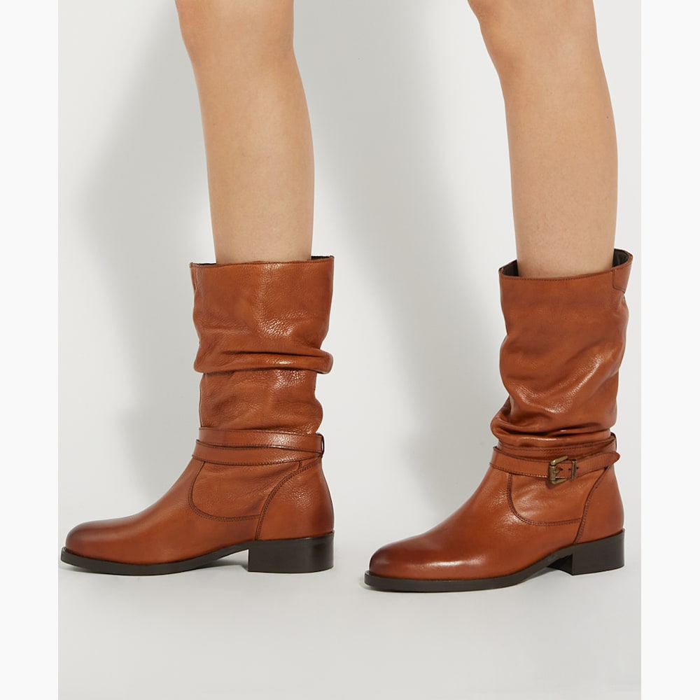 Womens tan calf boots top