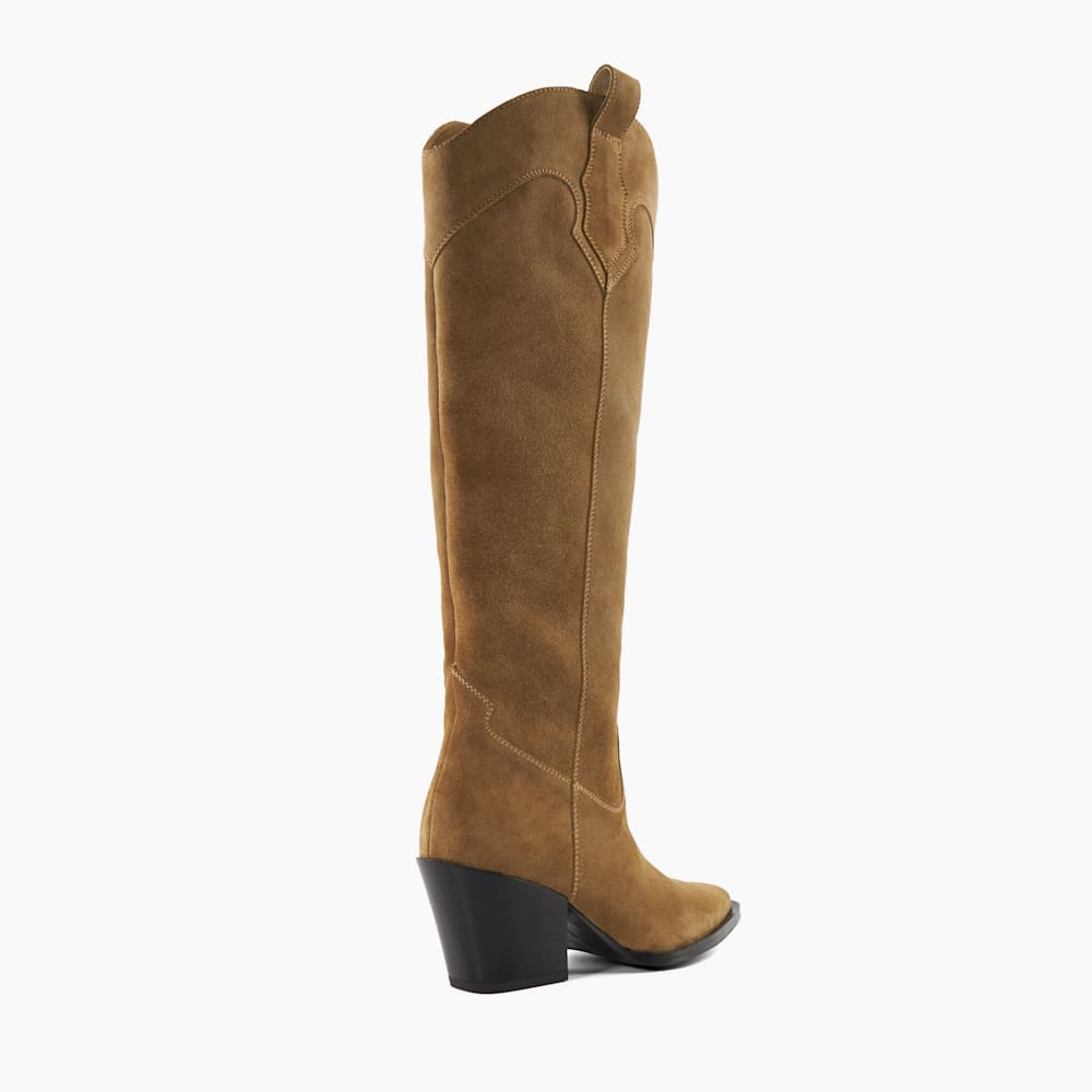 Taupe cowboy boots deals