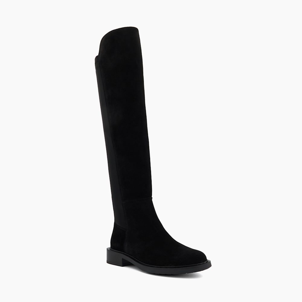 So much yes black suede over the knee boots on sale