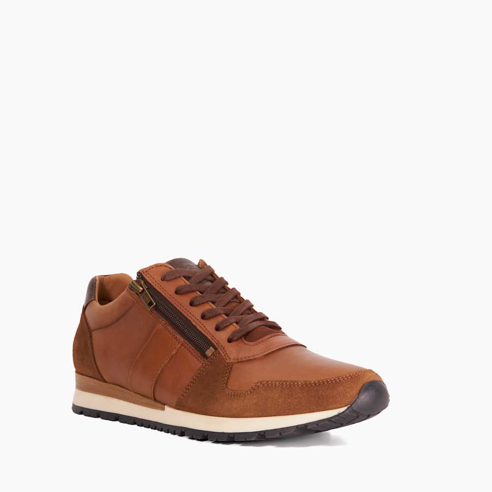 DUNE LONDON Games ローファー Thame Tan, Zip Up Wedge Trainers | Dune London