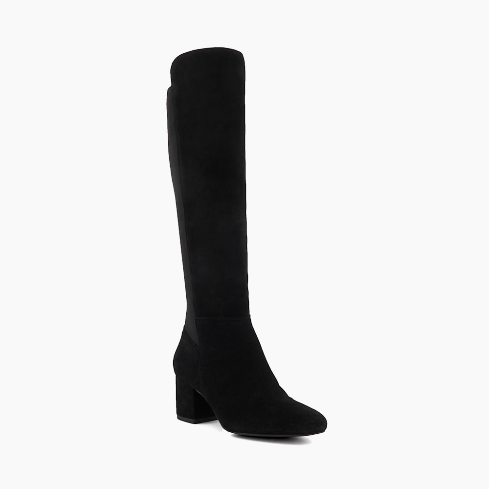 Stuart weitzman black suede knee high boots discount