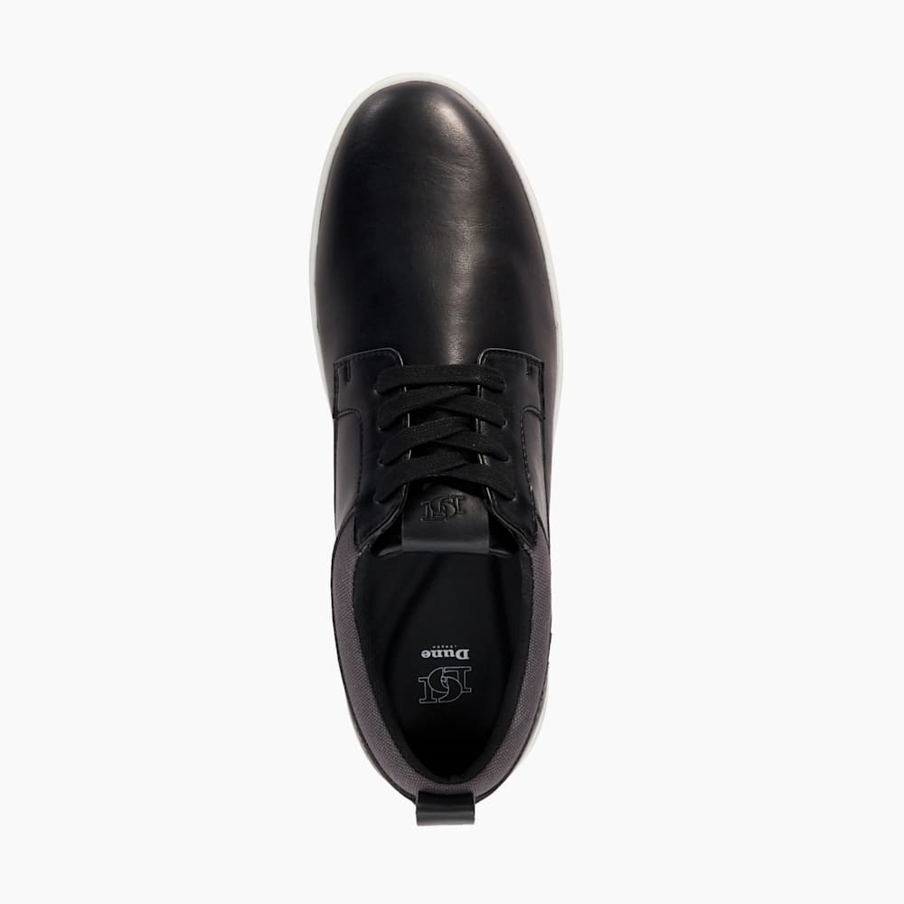 Travels Black Lace Up Trainers Dune London