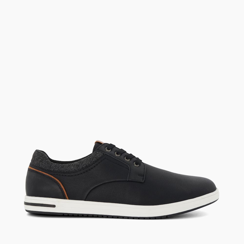 Mens black casual trainers hotsell