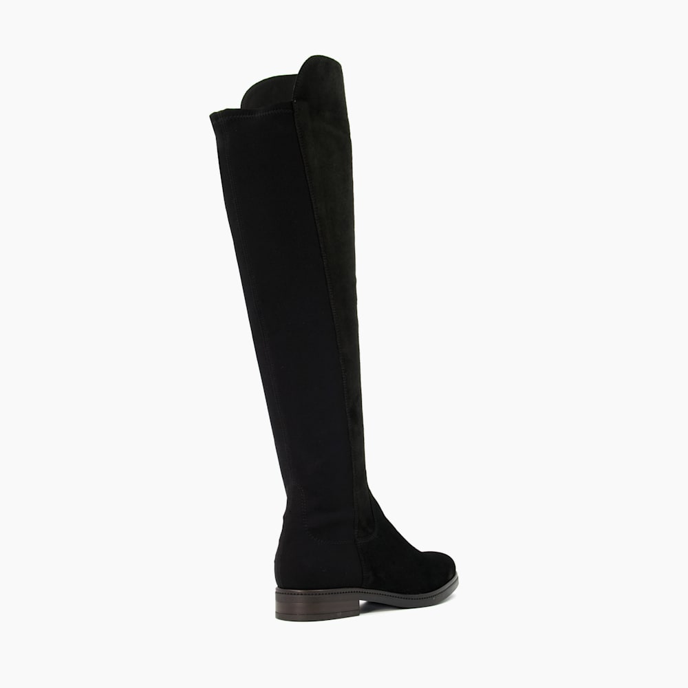 Over the knee suede boots flat 2025
