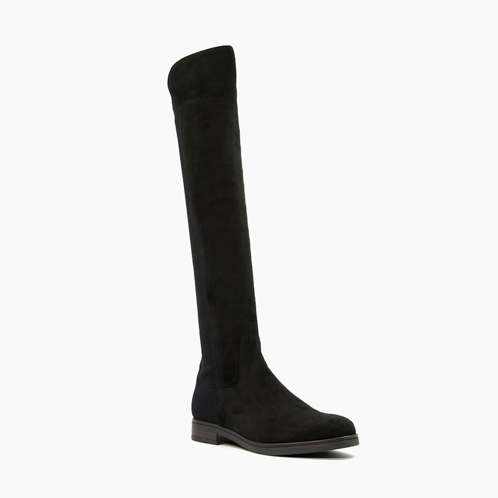 Women's stretch boots black on sale