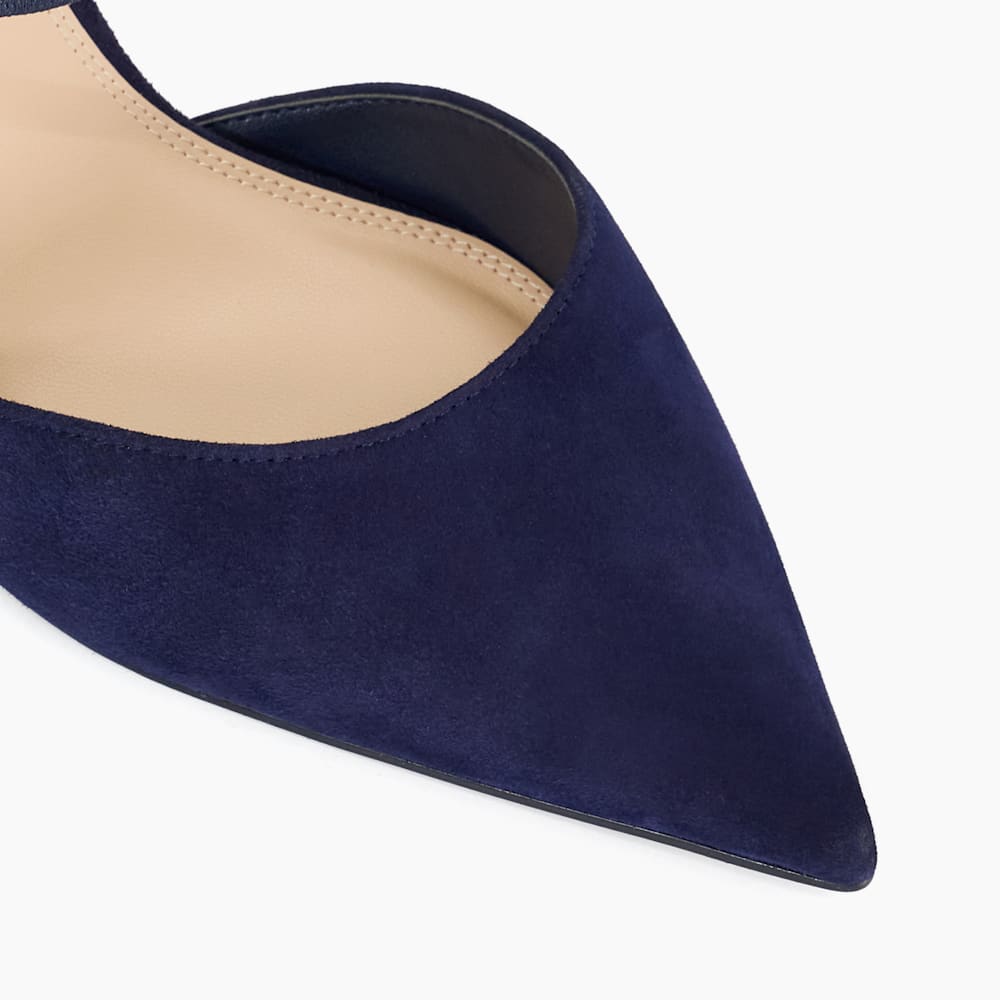 navy blue dress shoes flats Navy blue leather ballet flats