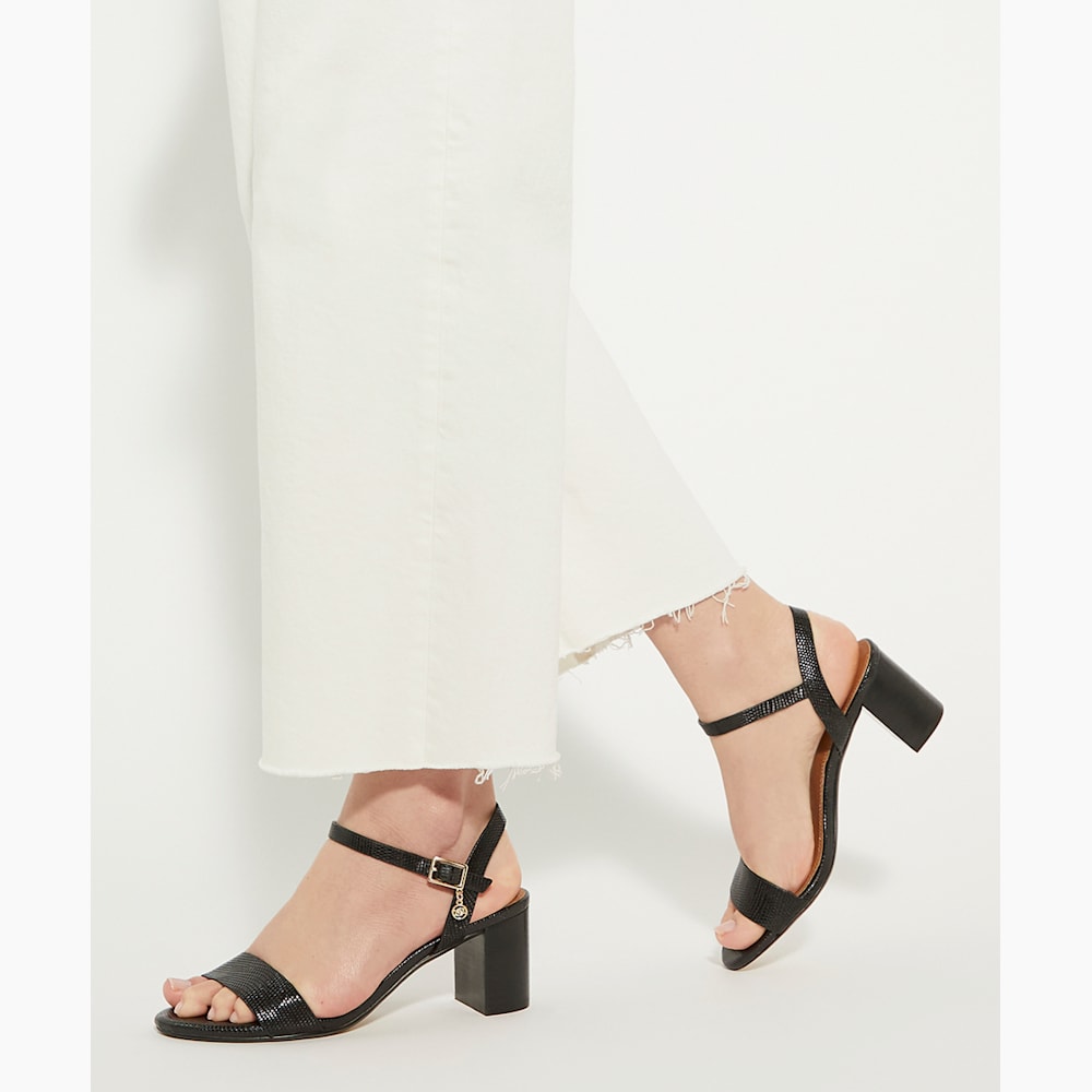 DUNE LONDON Jelly サンダル ブロックヒール Jelly Black, Leather Block Heeled Sandals | Dune London