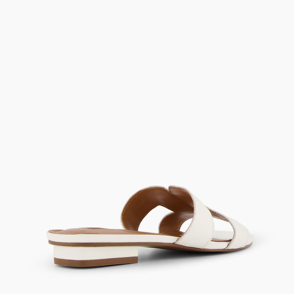 Dune loopy slip on flat sandals discount