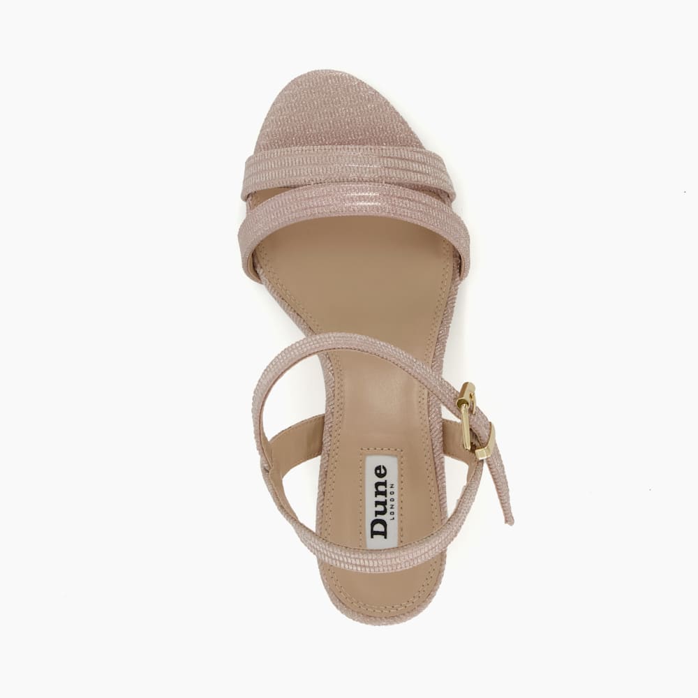 Rose gold wide shoes deals