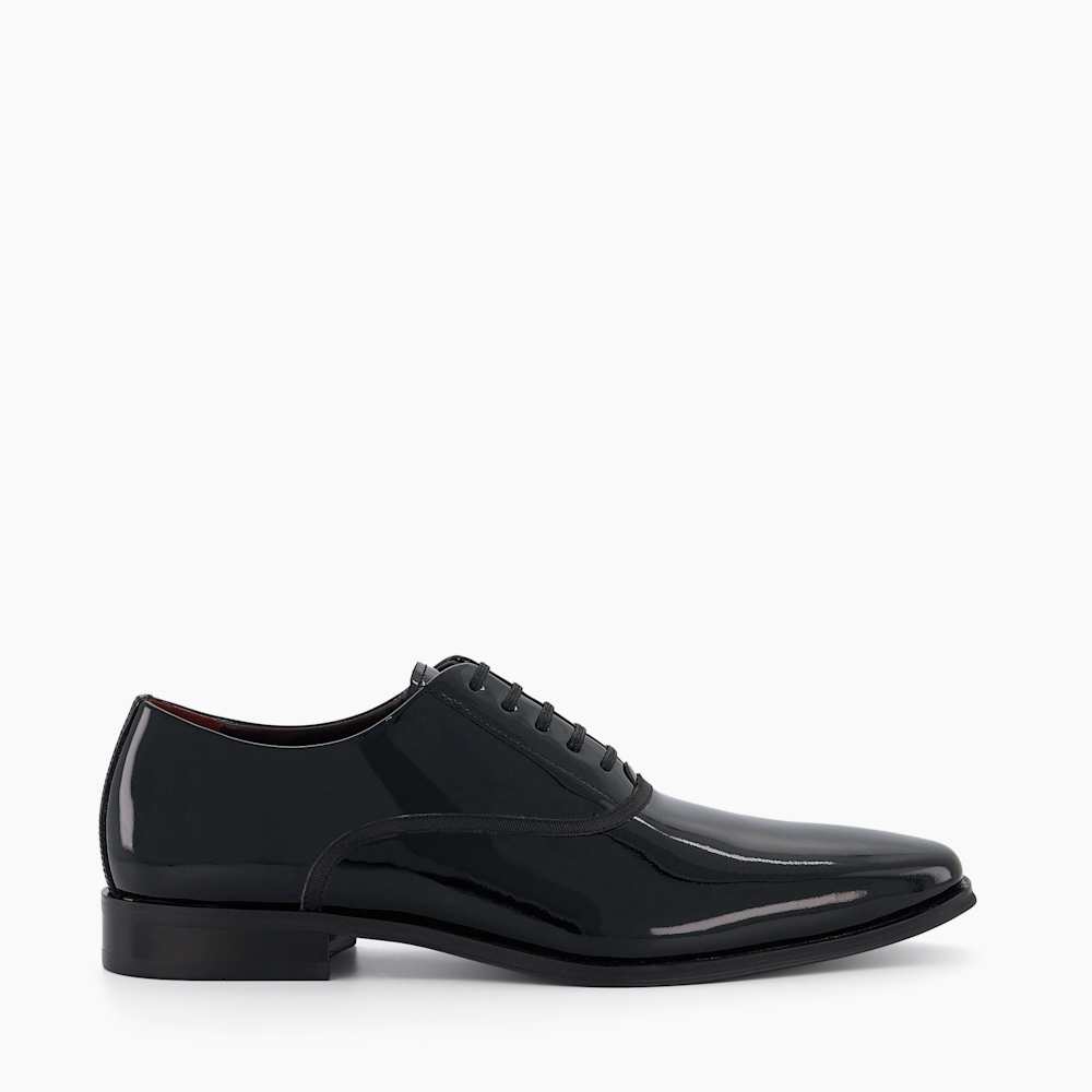Black patent wide fit shoes deals