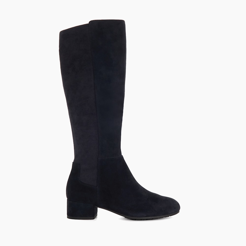 Womens stretch knee high boots online