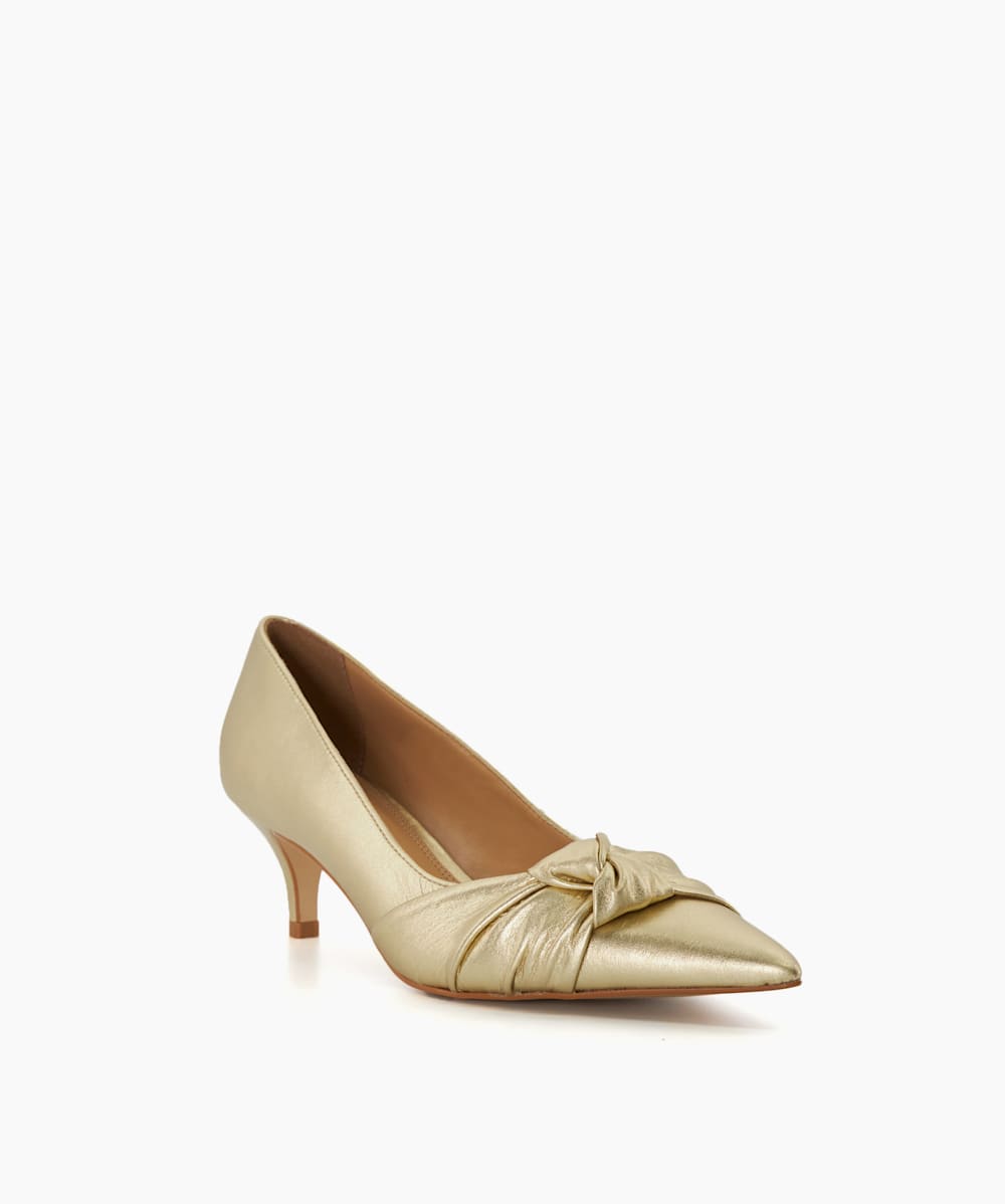 Dune kitten heel court shoes sales