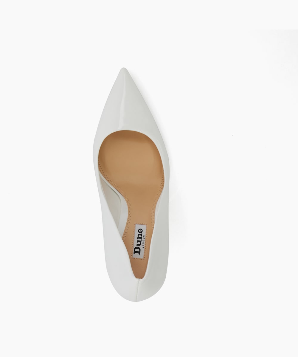 Dune white pumps top