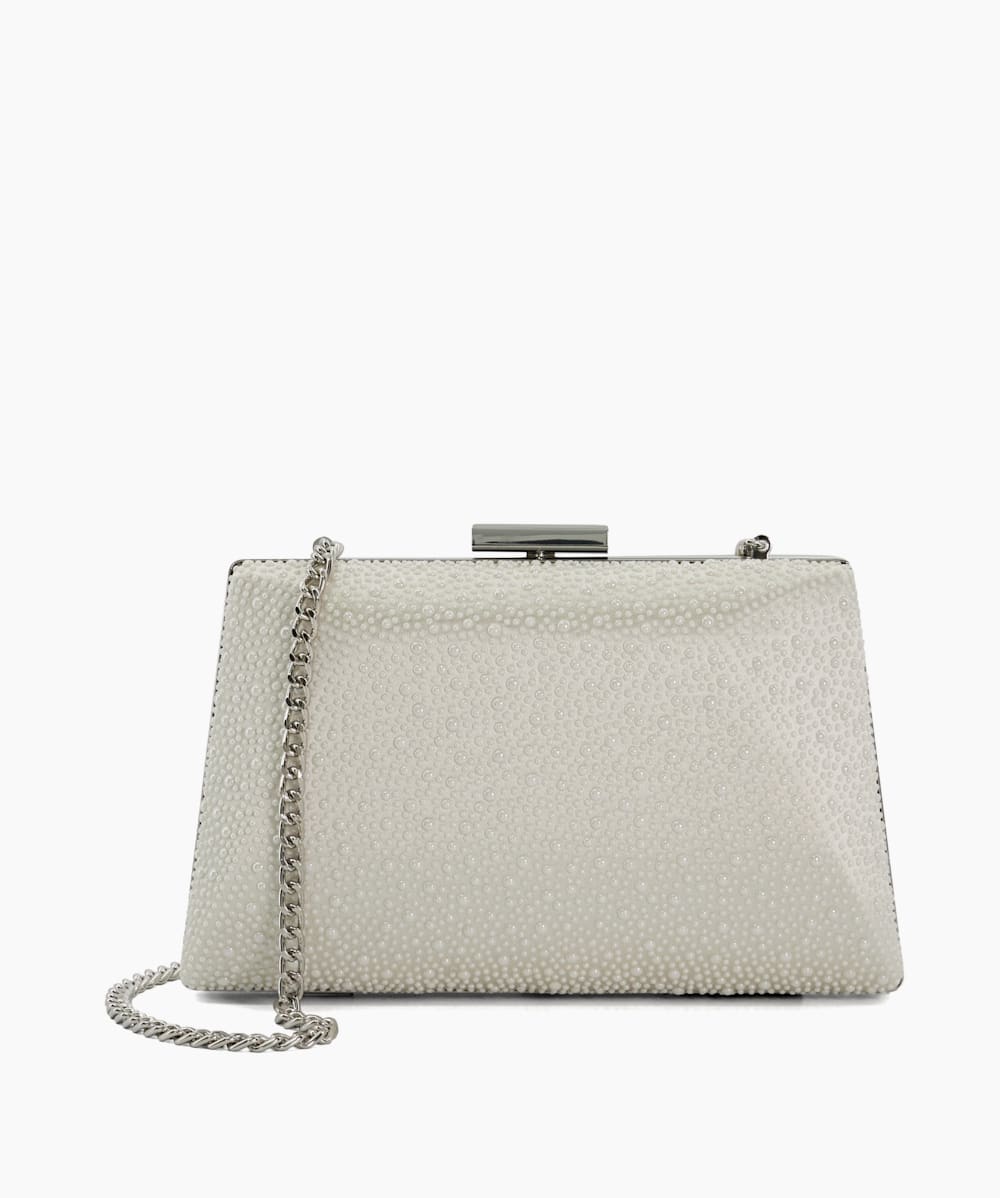 Dune ivory hotsell clutch bag