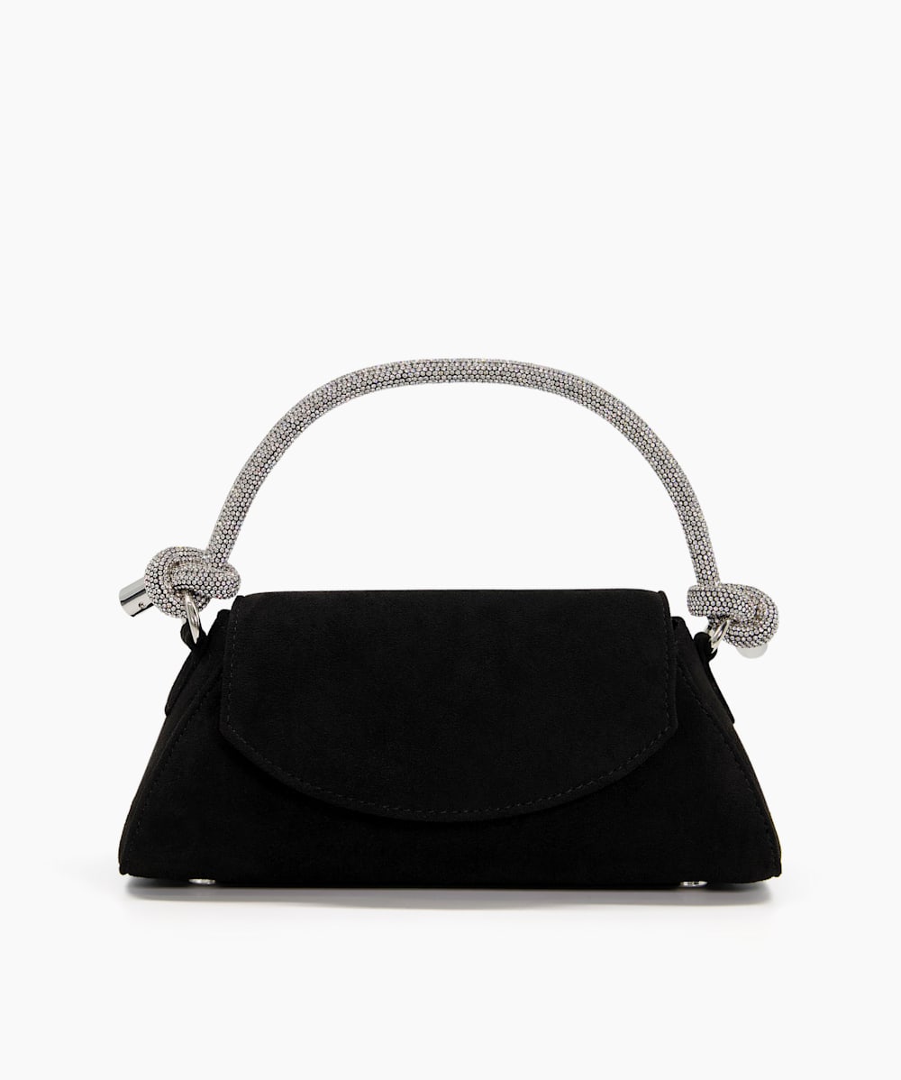 Black diamante bag store