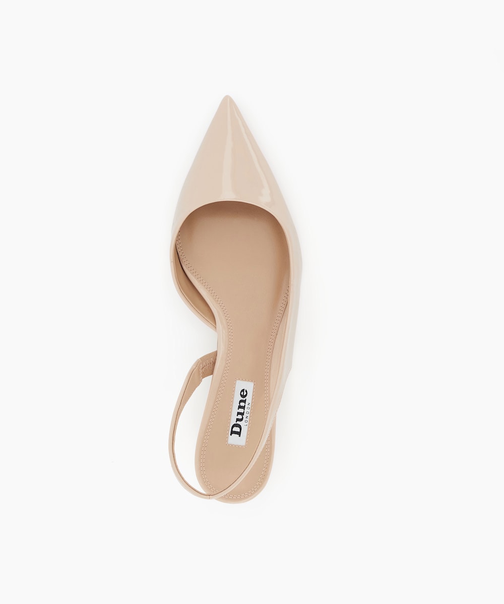 Dune store nude heels