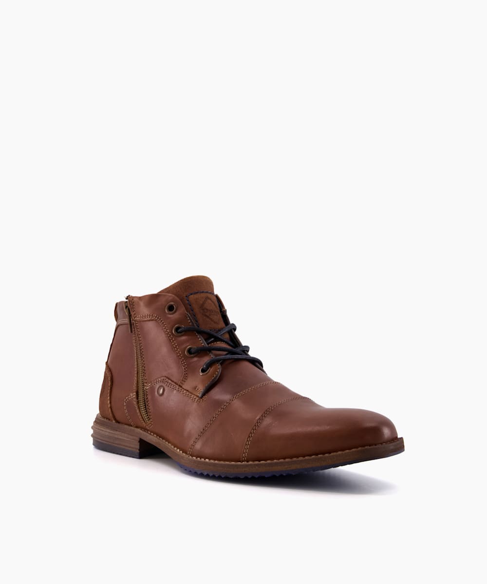 Dune captain clearance toecap boots tan