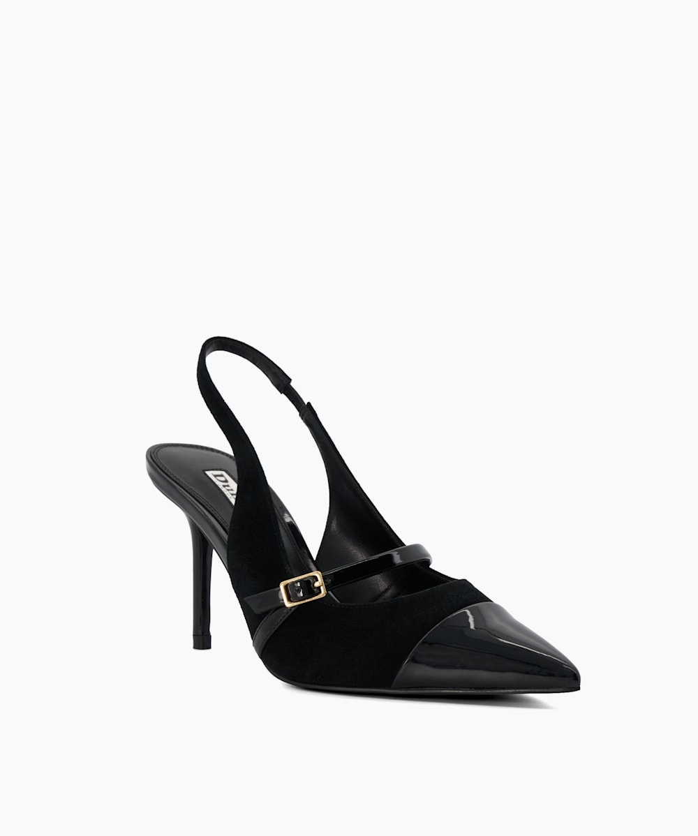 Dune black hotsell slingback shoes
