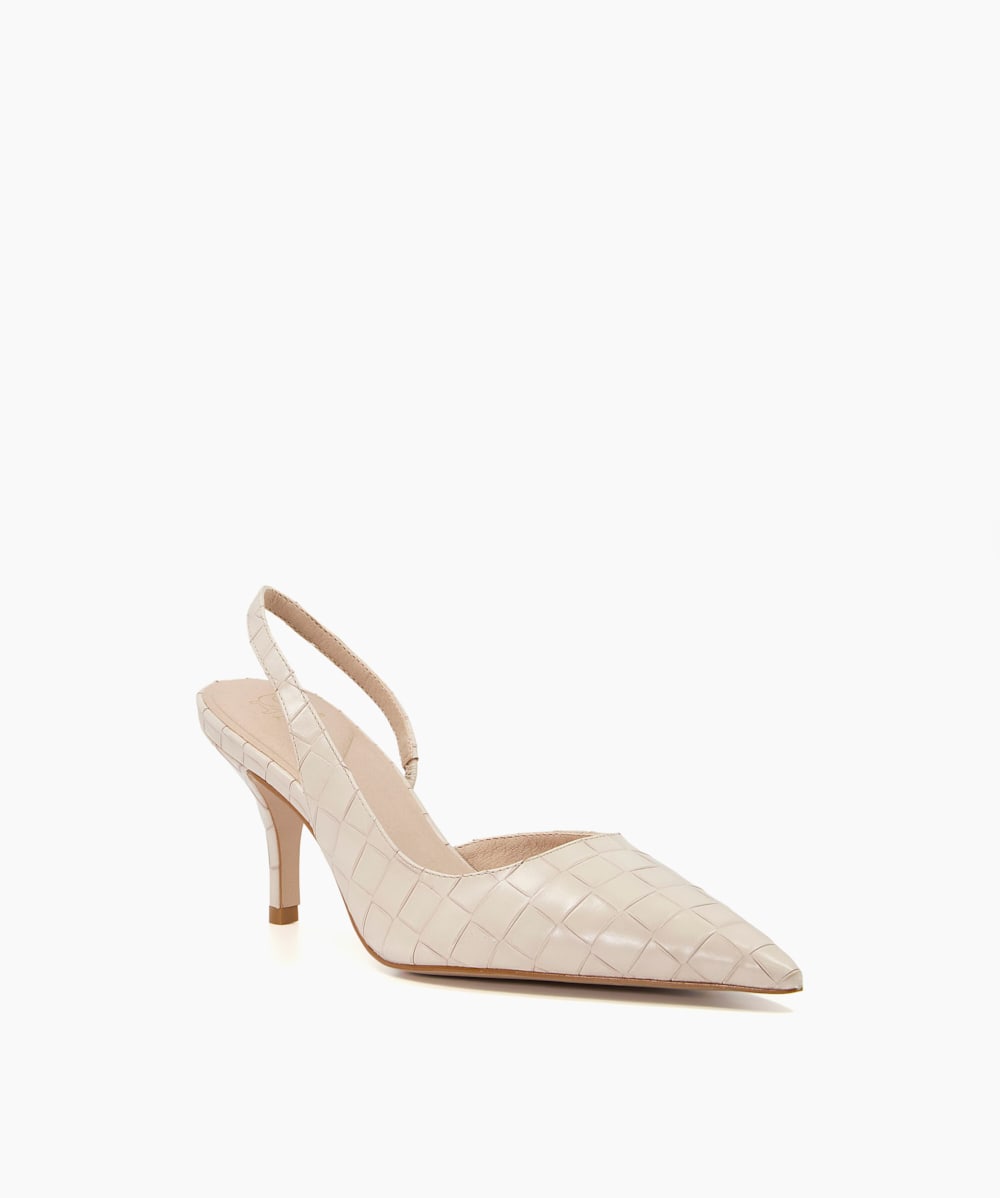 Woven slingback sales