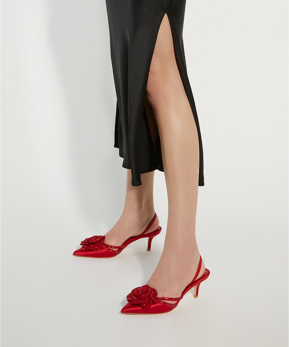 Dune kitten deals heel slingbacks