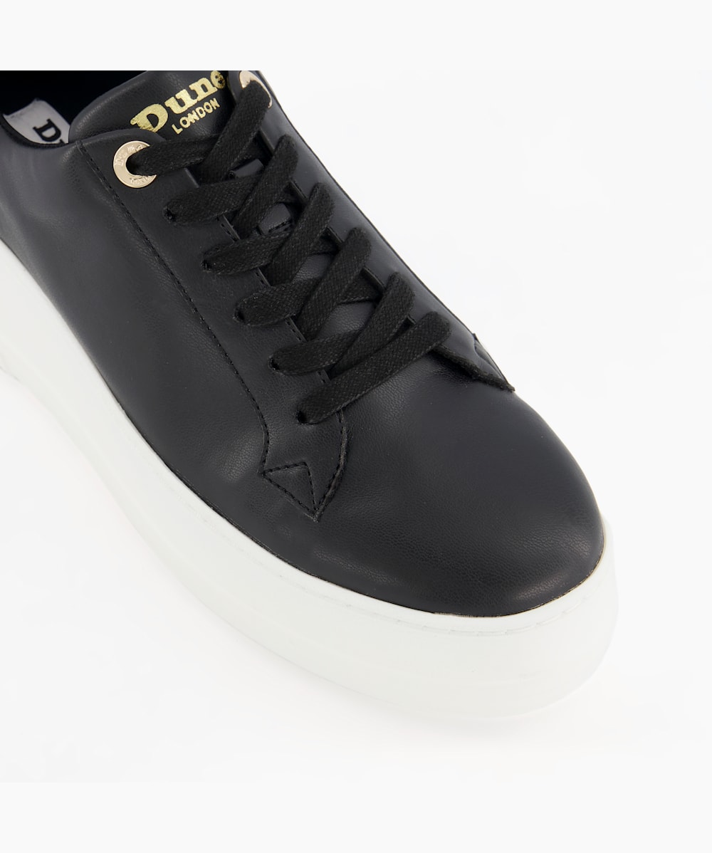 Dune black trainers sales
