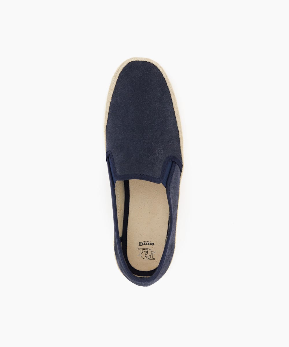 Fall Navy Casual Suede Espadrilles Dune London