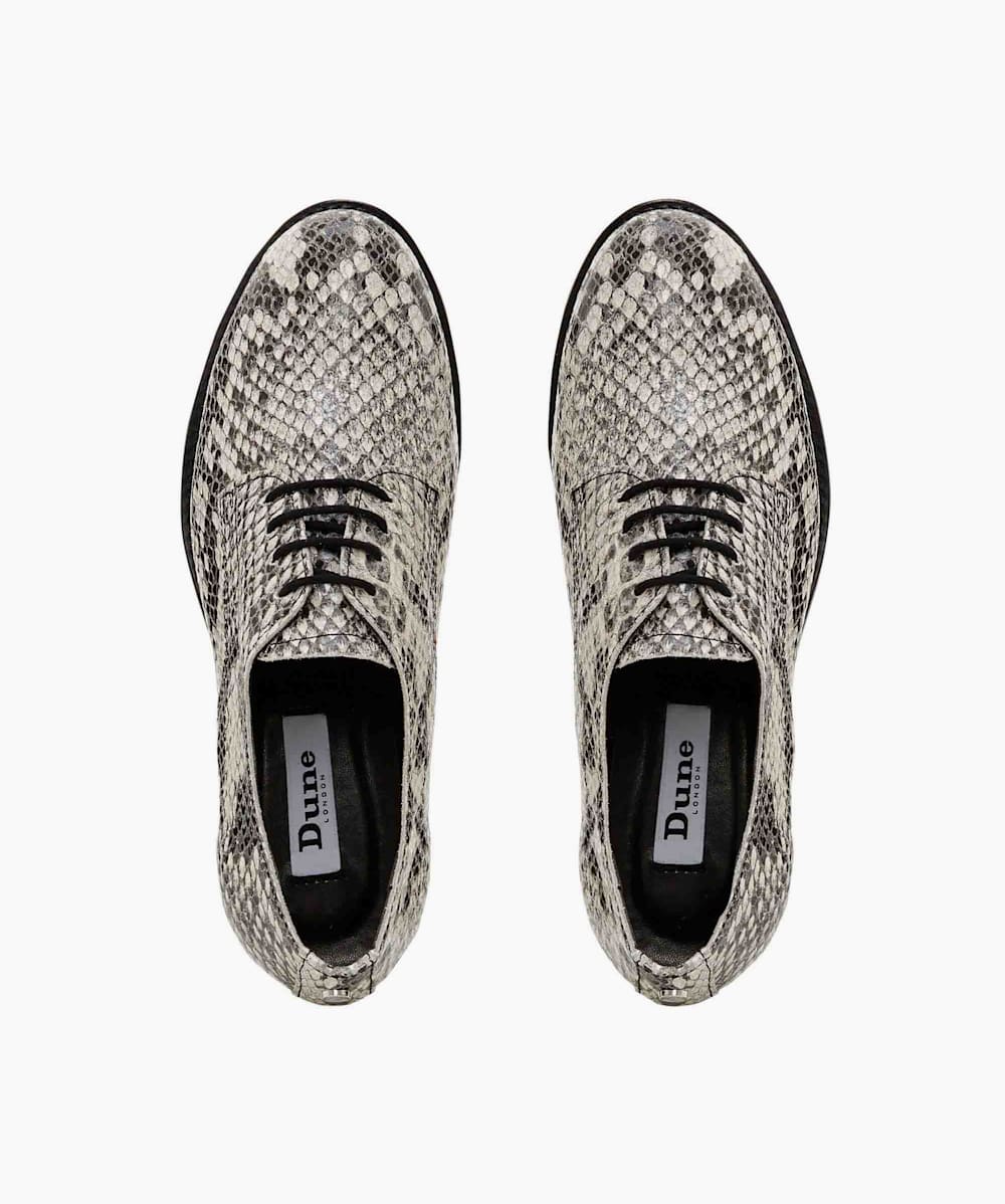 Dune snakeskin shoes sales