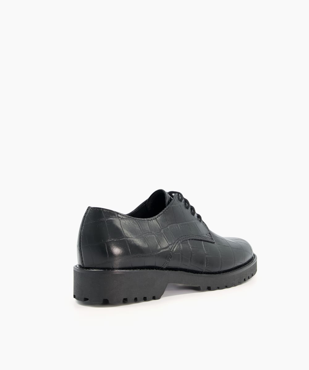 All black croc discount sneakers