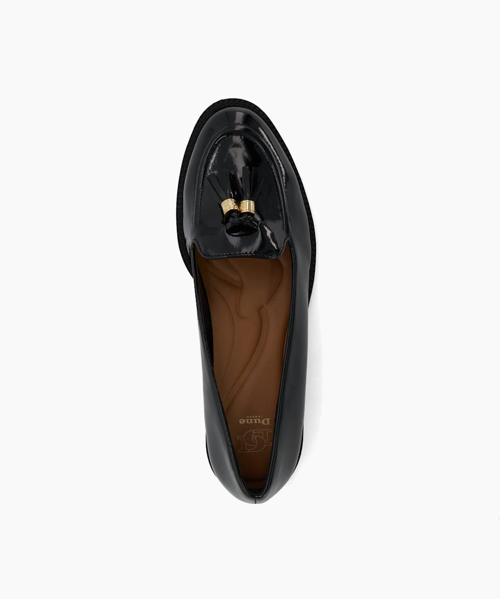 Dune patent loafers top