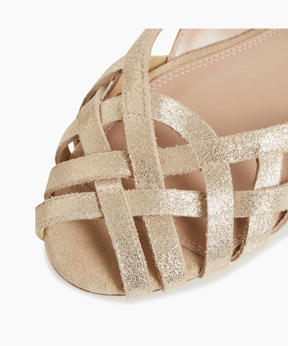 Ballerine open toe discount