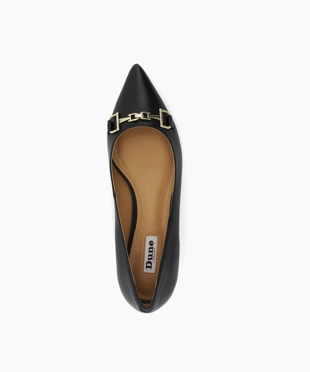 Dune black flat shoes outlet
