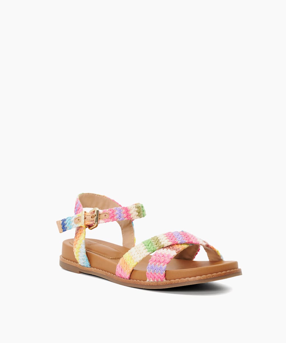 Rainbow flat sandals sale