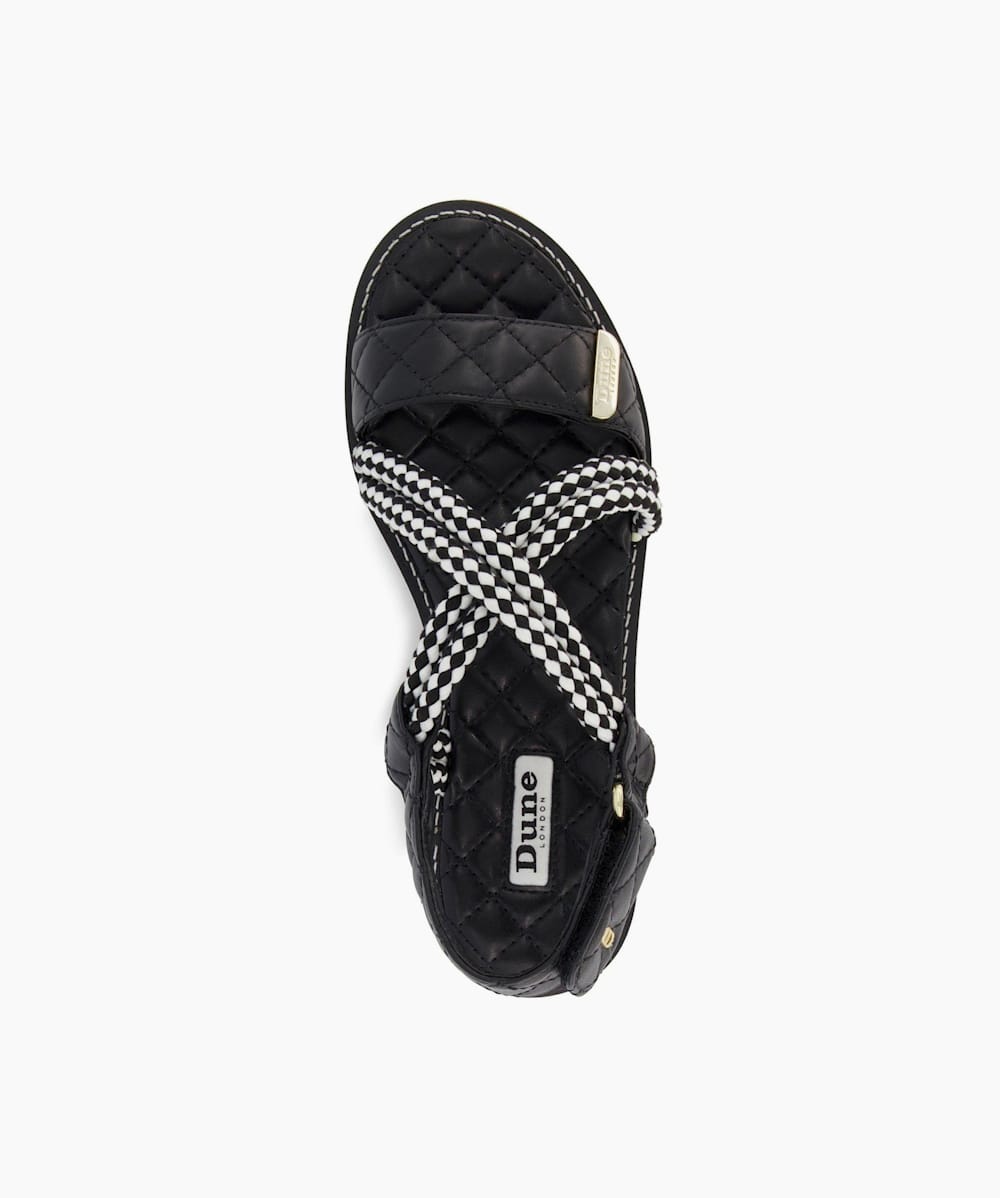 Dune quilted sandals online