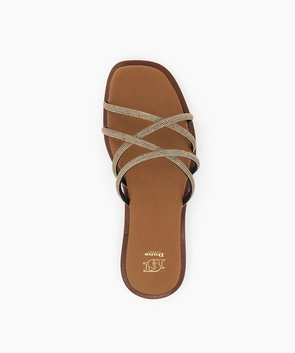 Diamante flip flops dune hotsell
