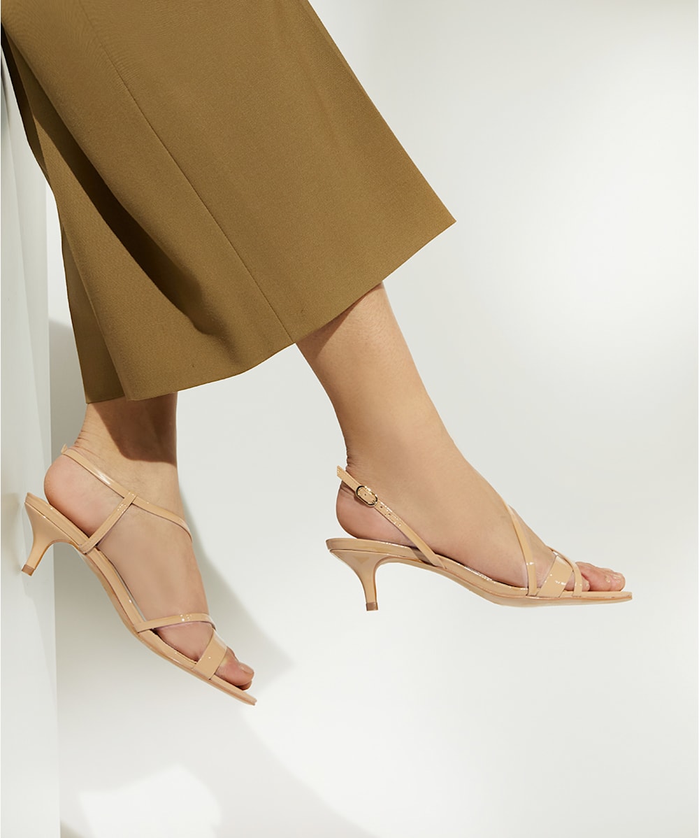 Nude kitten online heel sandals