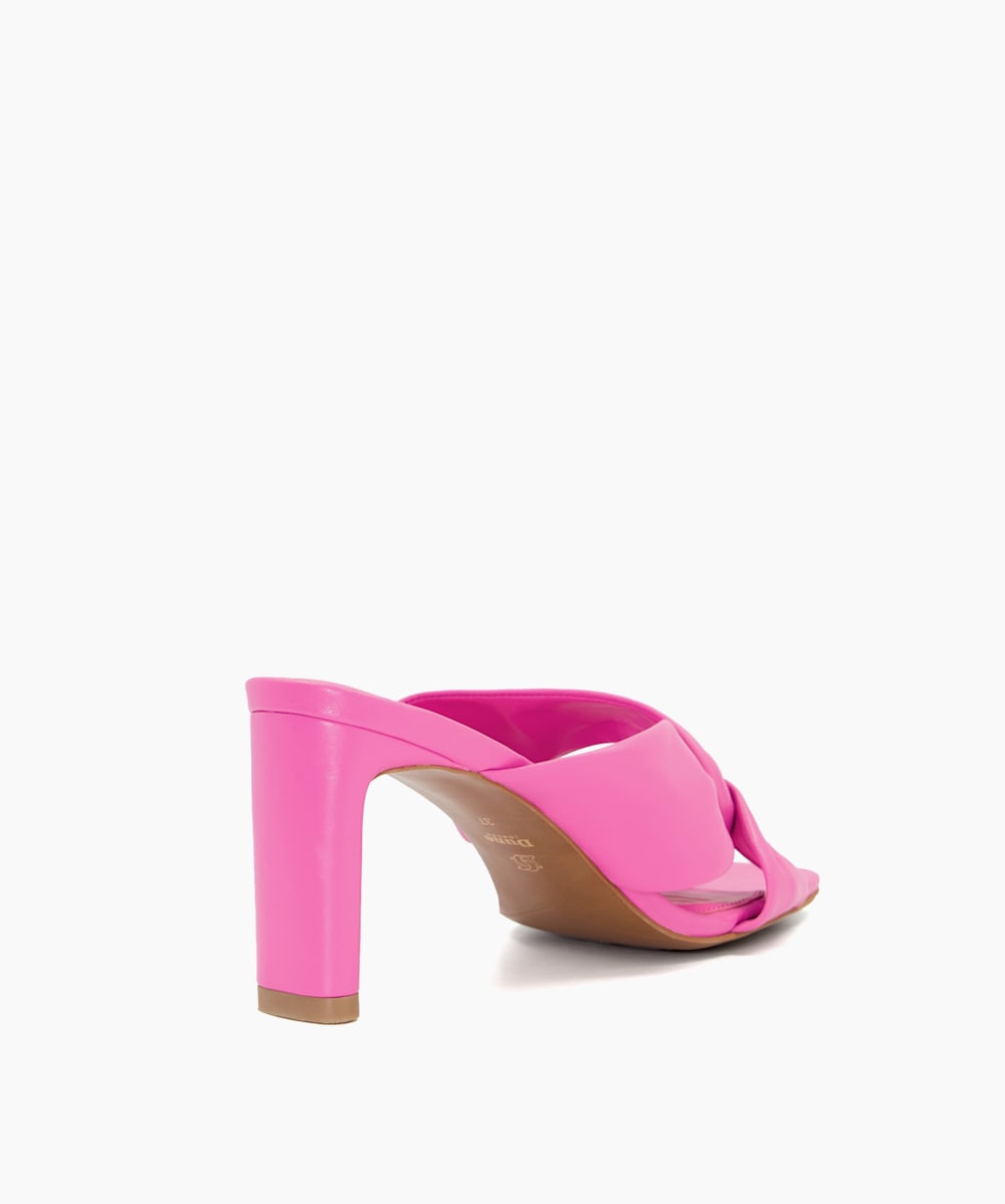 Topshop pink mules hotsell