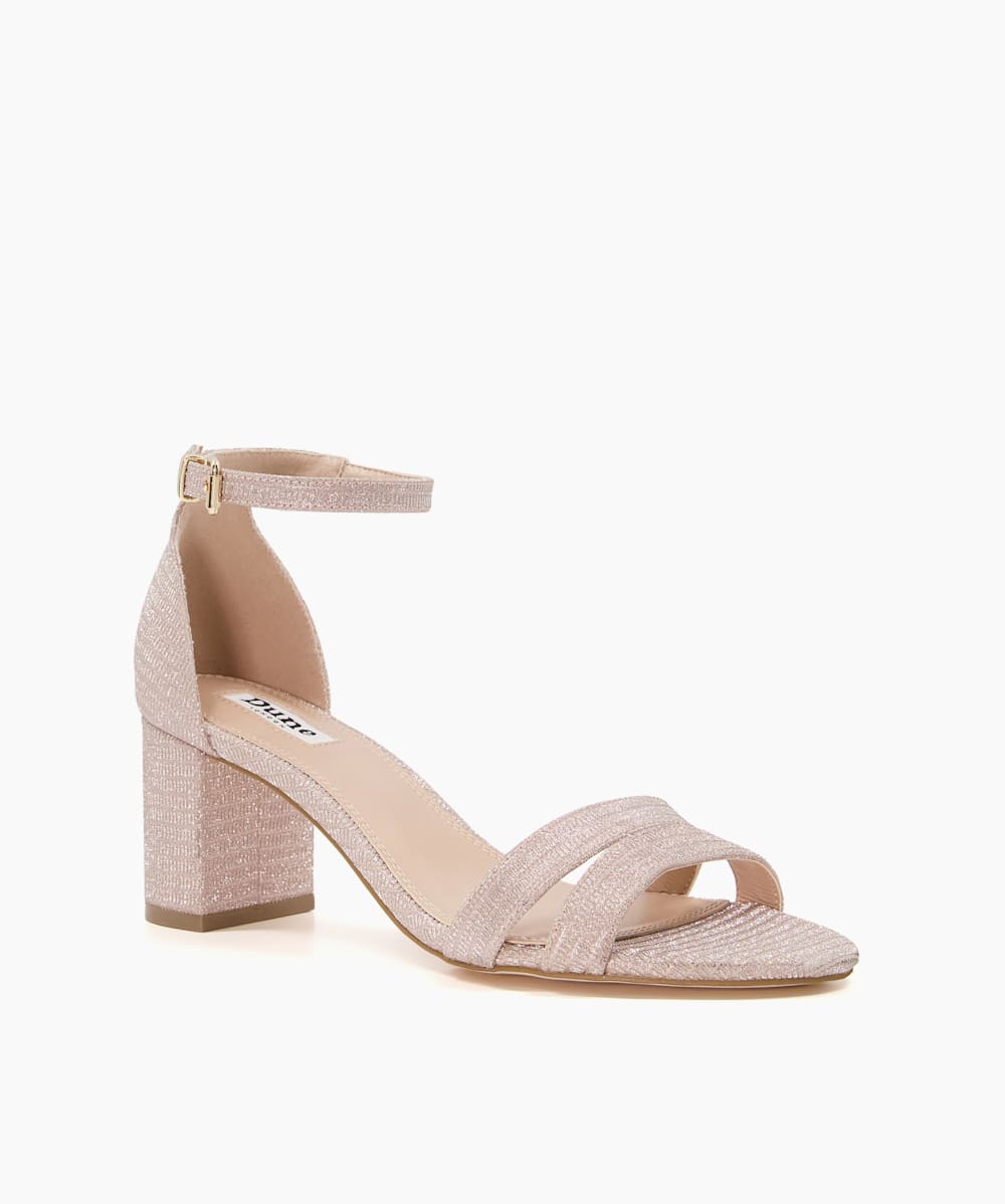 Round block hotsell heel sandals