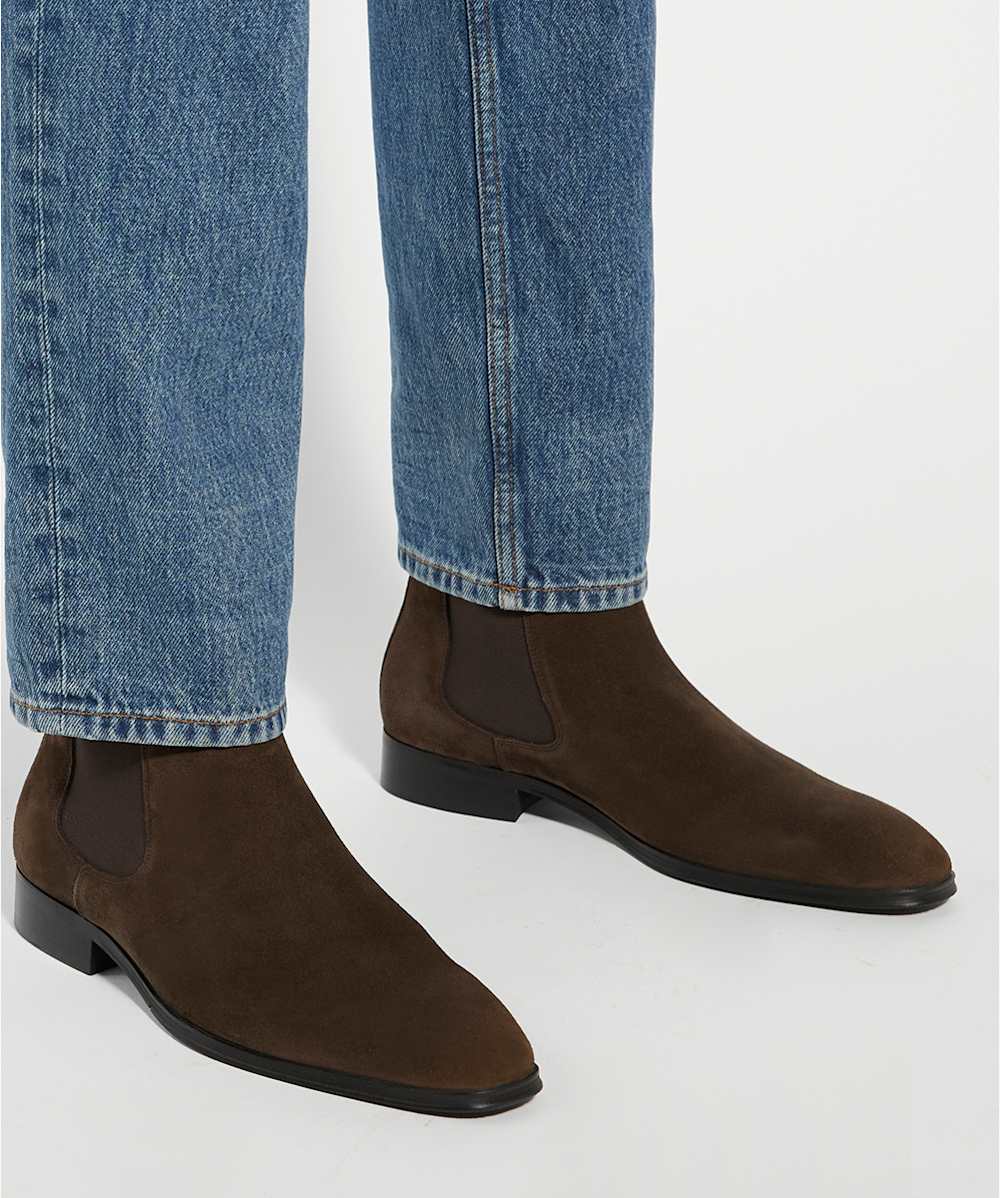 Dune suede chelsea boots on sale