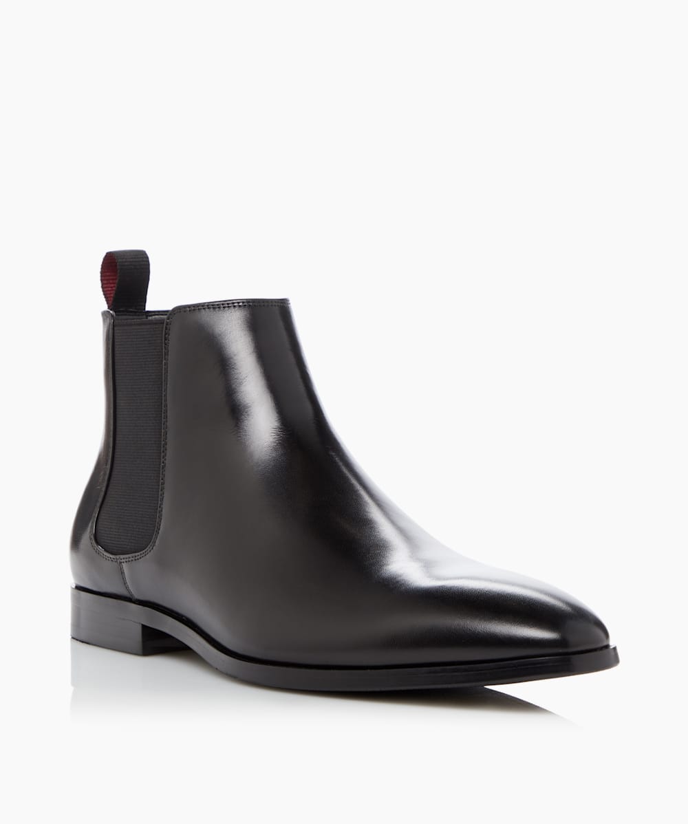 Almond toe store black booties