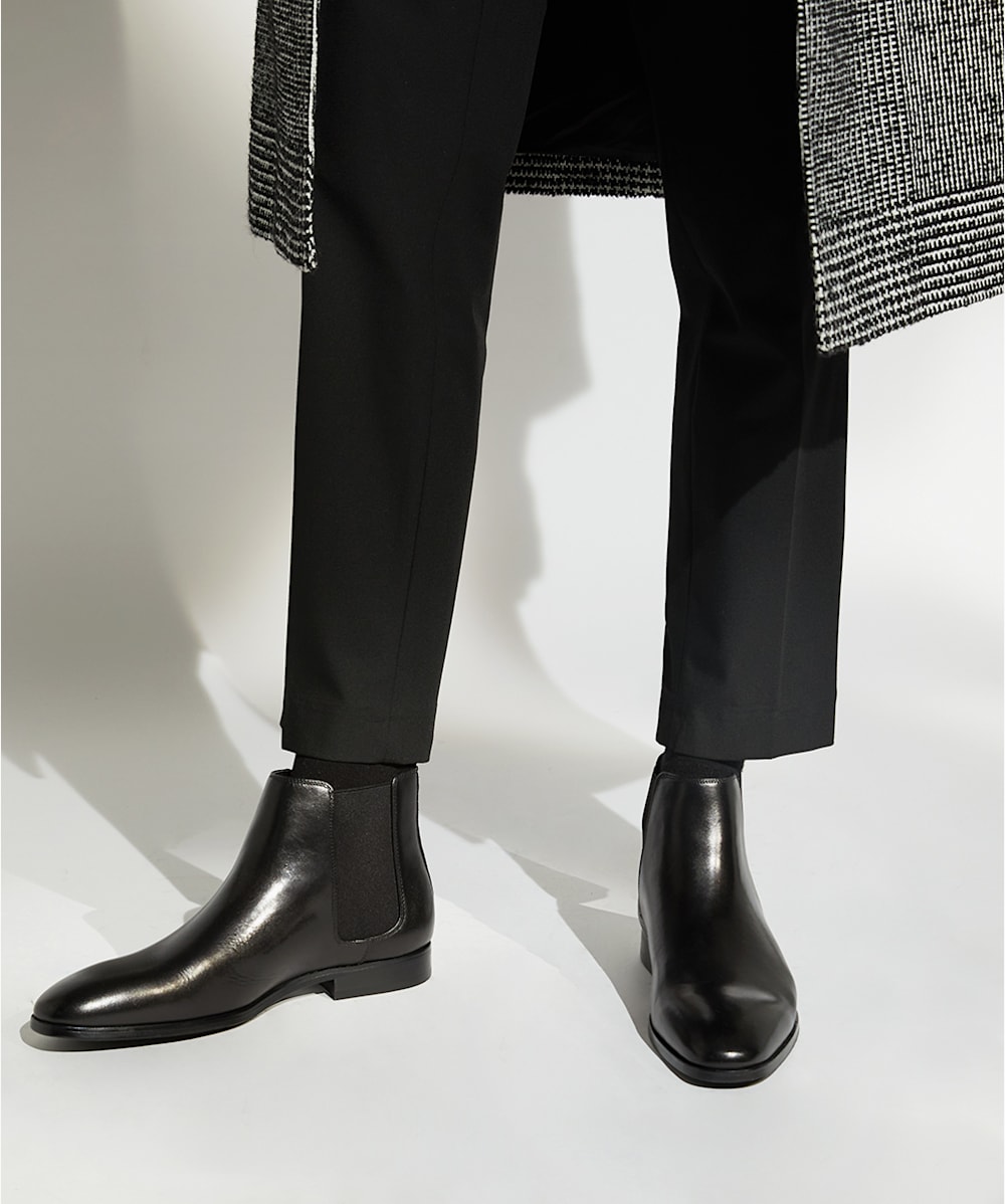 Dune chelsea hotsell boots mens