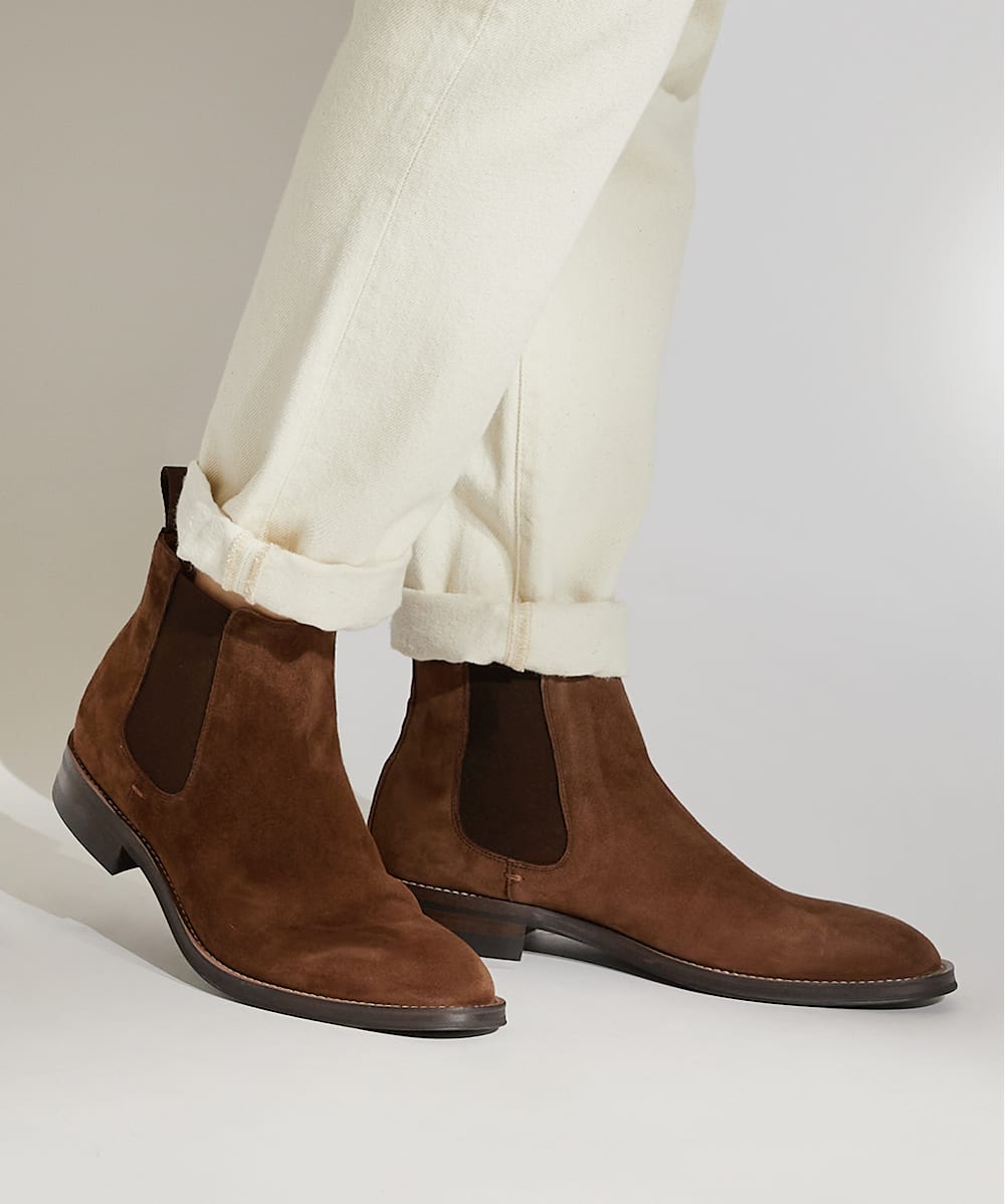 Dune suede chelsea boots hotsell