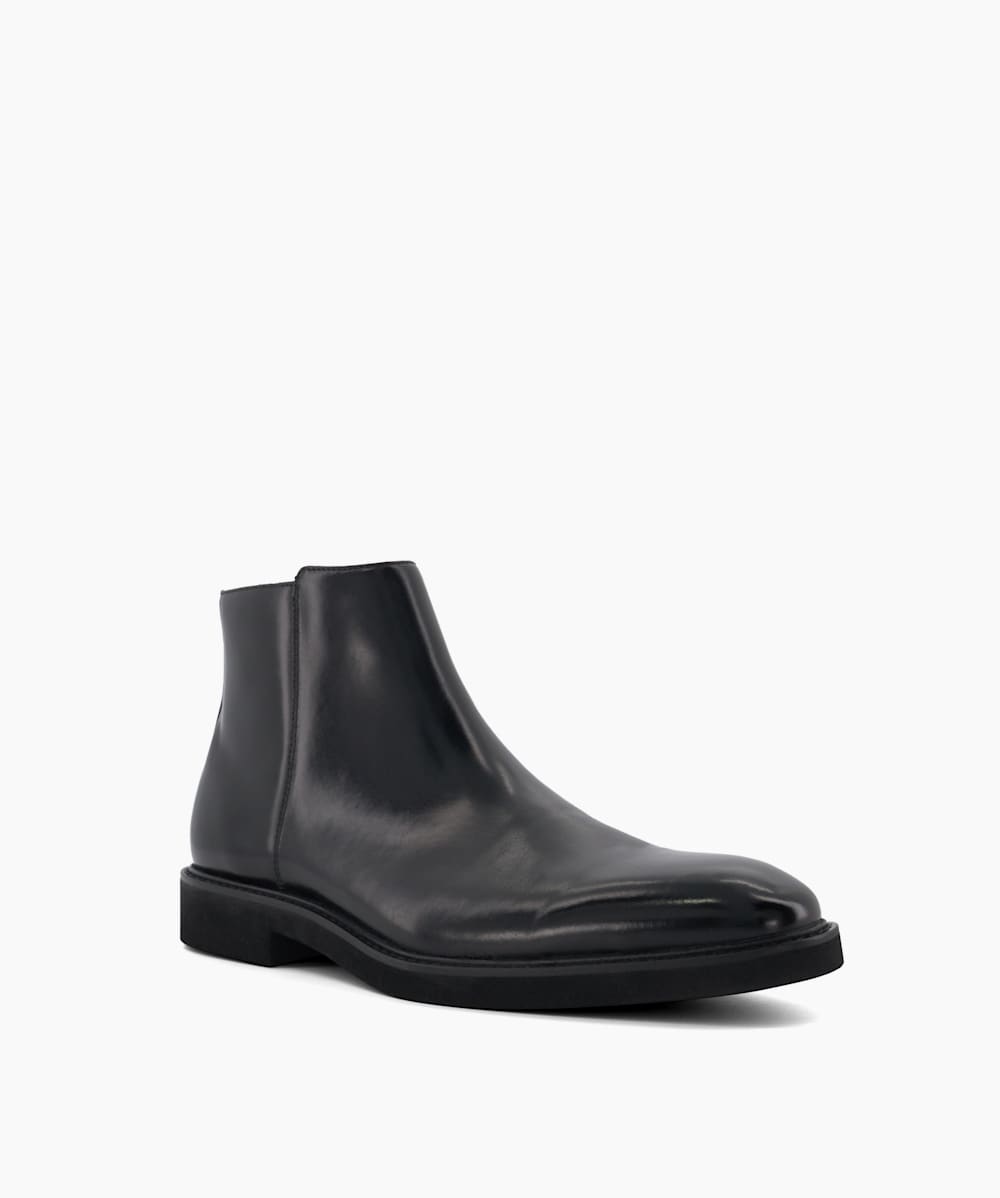 Mens smart leather shop boots
